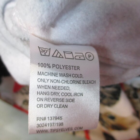 Tipsy Elves One Pc Sweatshirt Jumper Loungewear Pajamas Christmas Cat Kitty L - Picture 11 of 11